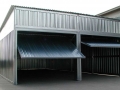garage double galva basculantes toit 1 pente