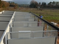 6 box NUIT + courettes JOUR sans toiture + gouttière